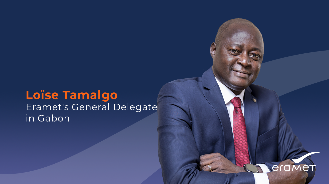 Portrait of Loïs Tamalgo, Eramet's General Delegate in Gabon