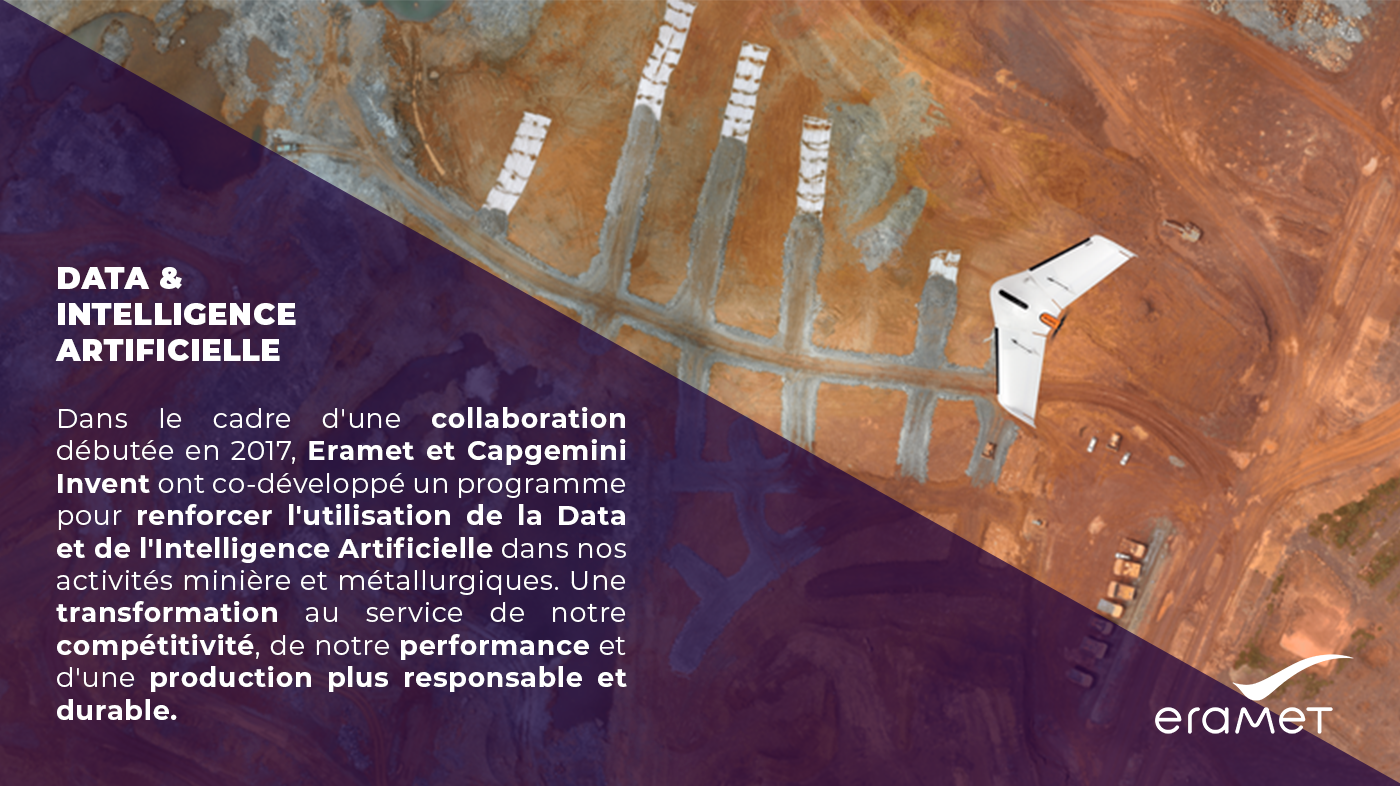 Illustration de la collaboration entre Capgemini Invent et Eramet