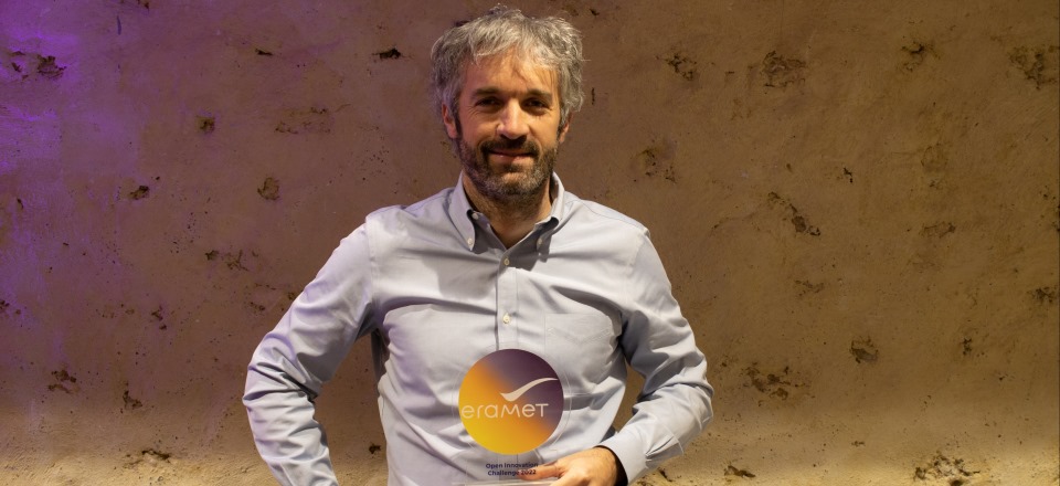 Martin Spitznagel, CEO and Chair of Bind-X start-up, who won the 2021 Eramet Open Innovation Challenge