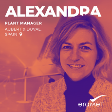 Portrait of Alexandra, Plant Manager at Aubert & Duval