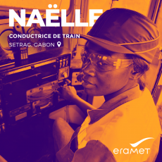 Portrait de Naëlle, Conductrice de train chez Setrag