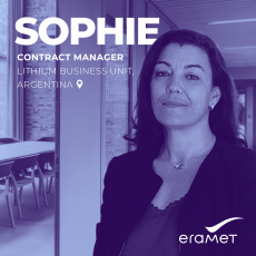 Portrait of Sophie, Contract Manager, Lithium Business Unit