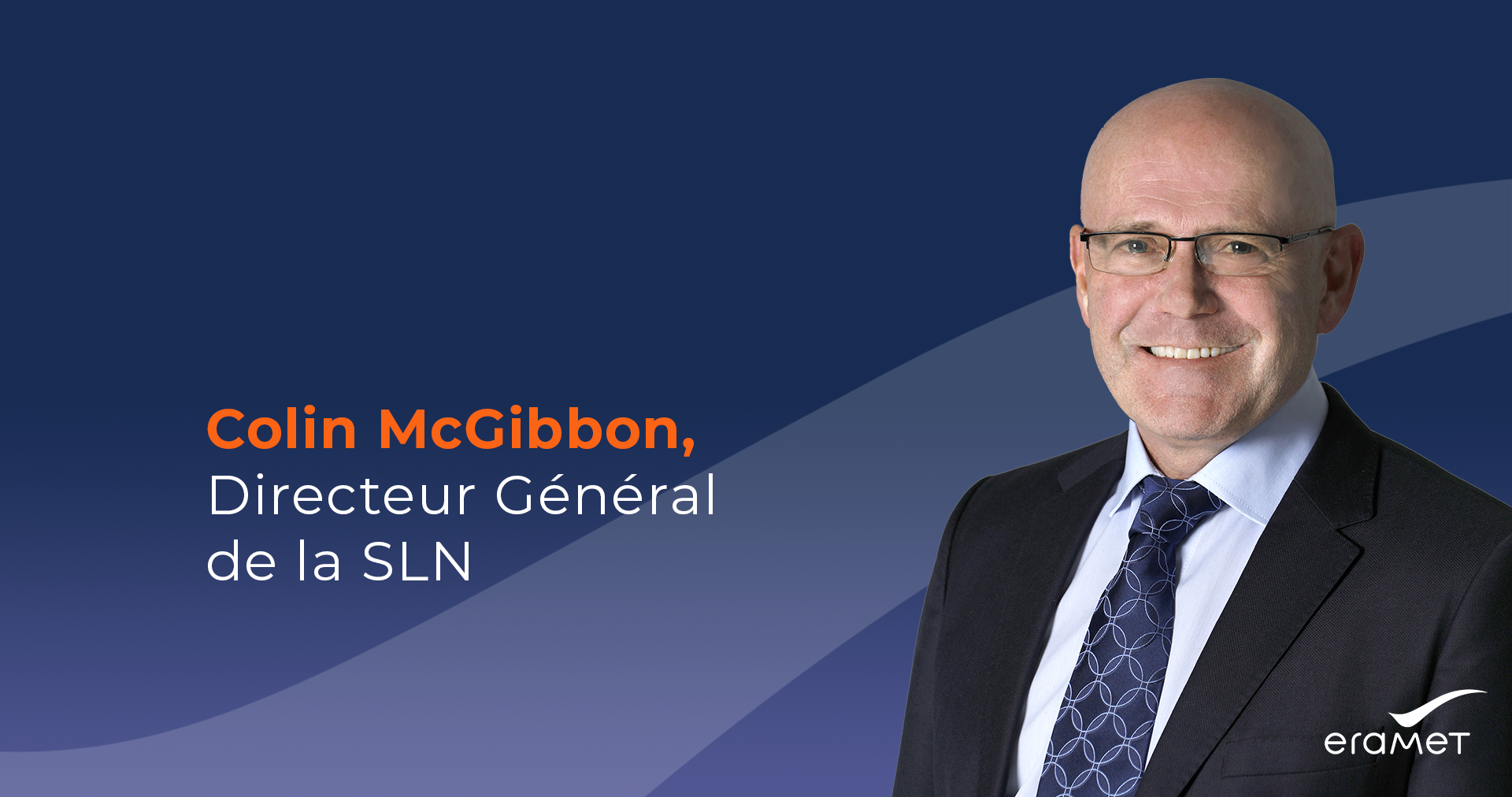 Portrait de Colin McGibbon, Directeur Général de la SLN