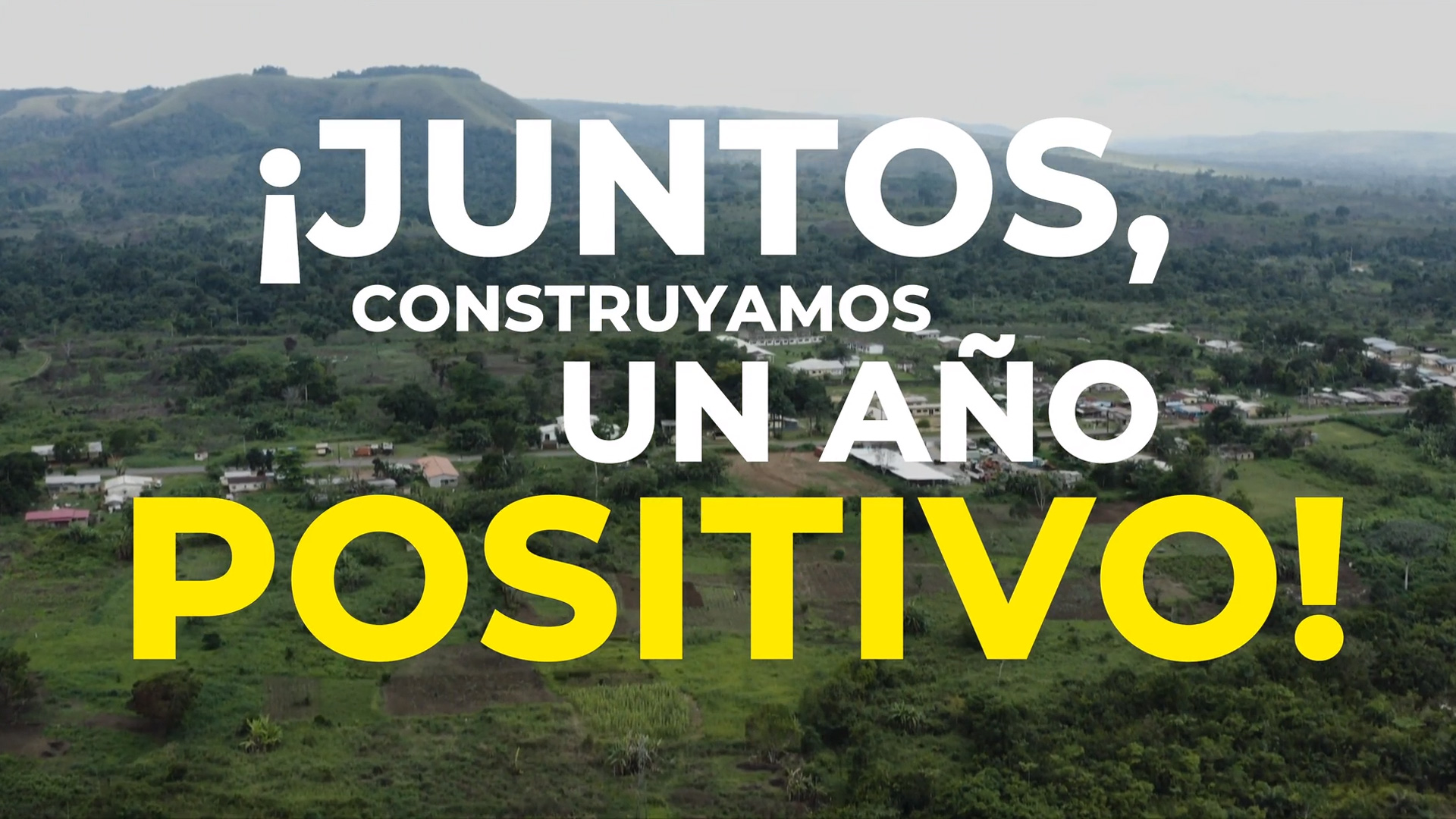 Juntos construyamos un año positivo