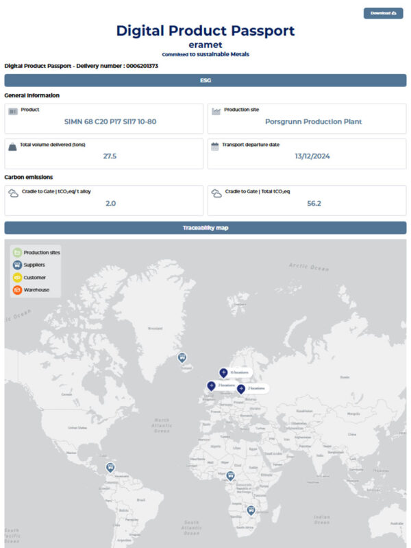 EraTrace website UI