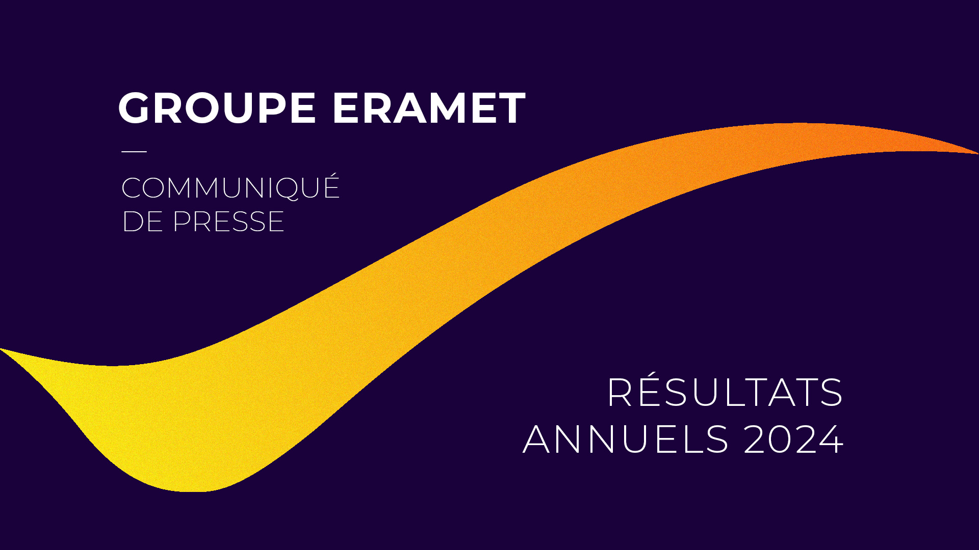 Résultats annuels 2024